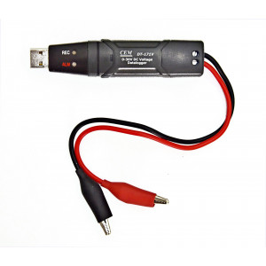 DT-171V регистратор напряжения, регистрация текущих значений постоянного напряжения до 30В, память 32000 значений, период измерения от 1с до 24ч