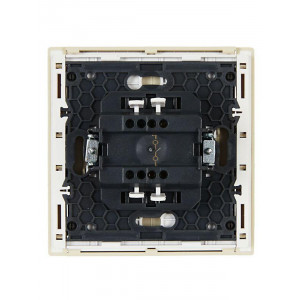 FORTE&PIANO Выключатель 1-клавишный 10А FP401 ваниль IEK FP-V10-0-10-1-K10