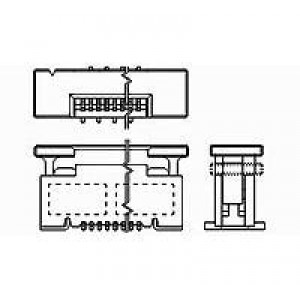 2-1734742-8, Соединители FFC и FPC .5 FPC VT ZIF Type-A