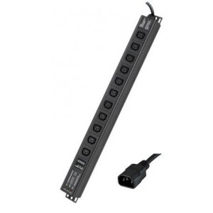 Блок распределения питания (PDU) 0U 10A с индикацией и защитой, Вых:11 С13, Вх:С14 R5VIEC11CDOP