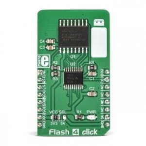 MIKROE-3191, Средства разработки интегральных схем (ИС) памяти Flash 4 click
