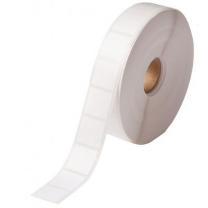 brd116383, THT-164-488-1-SC этикетки, материал B-488, белый матовый полиэстер, размер 22.9х22.9 мм, 1000 шт. в рул.(Bтулка 25.4 мм)