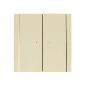 FORTE&PIANO Выключатель 2-клавишный с индикацией 10А FP406 ваниль IEK FP-V20-1-10-1-K10