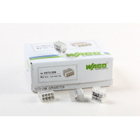 Клемма 8x2.5мм серая/прозрачная 2273-208