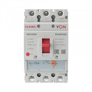 Выключатель автоматический MGS160 3P 80-100A 36kA YON MGS160N-3TAMF0100