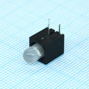 L-59BL/1EGW, Светодиод 5мм с держателем/красный/617нм/12-35мкд - зеленый/568нм/50-100мкд/ белый матовый/30°