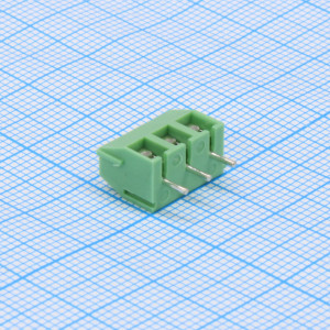 GT350-3.96-03P-14-00, Винтовой клеммный блок с защитой провода, 3 контакта. Серия GT350-3.96