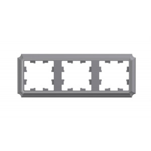 ATLASDESIGN ANTIQUE 3-постовая РАМКА, универсальная, СТАЛЬ (5шт) C3(+) ATN100903