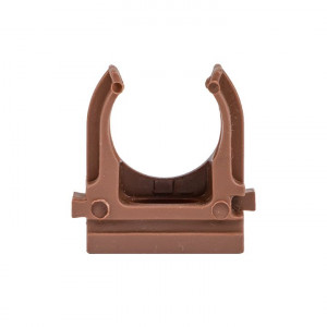 Крепеж-клипса d25 мм (10 шт) темное дерево Plast derj-z-25d