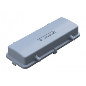 Защитная крышка BAS AD DI 24, Защитная крышка, типоразмер 24B, без уплотнителя, без защелки (упоры под одну защелку), материал корпуса: пластик