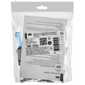 TEKFOR Шина N ноль неизолированная на универсальном держателе 6х9-6-С IEK TF-NN10-06-DL-K07