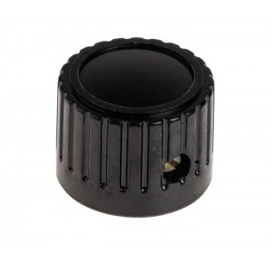0.75IN KNOB BLACK