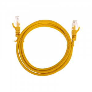 Патч-корд U/UTP CAT 5e RJ45-RJ45 26AWG LSZH желт. 1.5м 02-0105-105