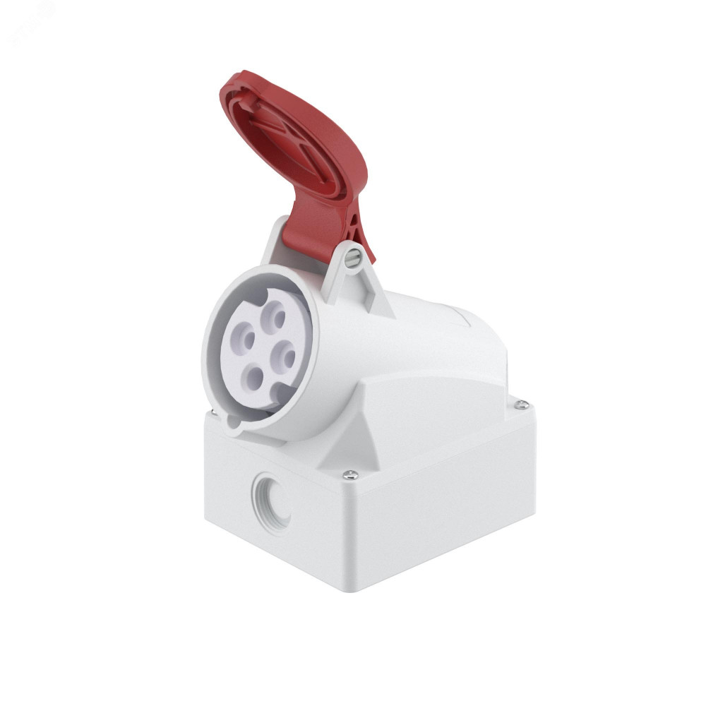 Изображение товара Розетка силовая IP44 16А 3P+E 400В DKC DIS5131656