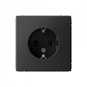 Розетка ArtGallery 16А с заземл. механизм базальт SE GAL001443