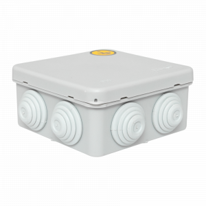 Коробка уравнивания потенциалов КУП-030-031 с крышкой наружная (85х85х40) для прямого монтажа 8 мембр. вводов серая IP55 EKF plc-kmr-030-031-g