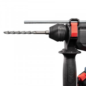 Перфоратор аккумуляторный HB-20-24 серия ПРОФИ, Перфоратор аккумуляторный 20V бесщеточный с максимальным размером оснастки SDS-Plus до 24 мм, 2 аккумуляторные батареи: Li-ion, 20 В/4Ач, зарядное устройство, кейс