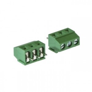 DG381-3.81-03P-14-00A(H), Винтовой клеммный блок c рельефной обоймой, 3 контакта. Серия DG381