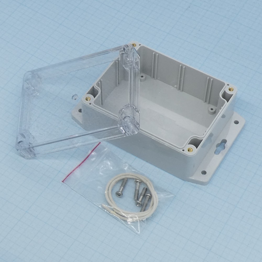 Изображение товара Герметичный корпус G212CMF из поликарбоната, IP65, светло-серый