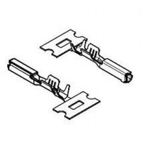 33468-0002 (Cut Strip), Автомобильные разъемы MX64 RCPT TERM 22AWG Cut Strip of 100