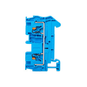 Клемма проходная Push-in 4 мм2 синяя EKF PIT-4-b