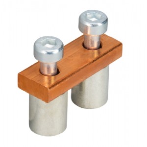 Соединительная перемычка VBWKN150 - 2, Соединительная перемычка, 2 полюса, неизолированная, винтовая, для клемм: WKN 150/U