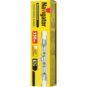 Лампа галогенная 94 218 J78мм 150Вт линейная R7s 2900К 230В 2000h 94218