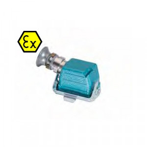 Крышка разъема Ex EX GOT GT 6 M20 09IA Z4, Крышка разъема на кабель, типоразмер 6B, взрывозащита, с уплотнителем, 1 кабельный ввод M20x1,5, с разгрузкой на изгиб, IP54, с боковым расположением, с одной защелкой, материал корпуса: цинковый сплав