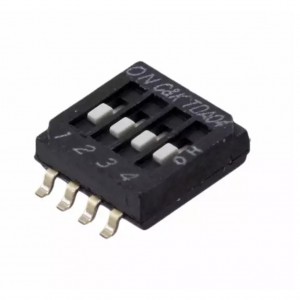 TDA04H0SB1, DIP переключатель 4 группы 24В 0,025А, шаг 1.27mm SMD монтаж