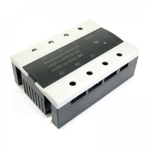 HHG1-3/032F-38-15A, Реле 3-32VDC, 15A/440VAC (zero-cross) трехфазное