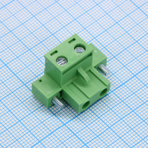 2EDGKM-7.5-02P-14-00Z(H), Разъемный клеммный блок, 2 контакта. Серия 2EDGKM-7.5