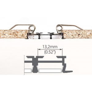 Экран матовый PIK-2000 OPAL 023987, Экран матовый для профиля PIK. УФ-защита. Длина 2000 мм, цена за 1 метр. Светопропускание 55%.