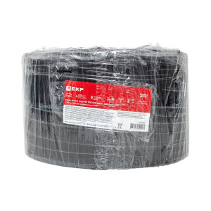 Термоусаживаемая трубка ТУТ нг 100/50 черная рулон PROxima tut-100-b