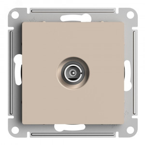 ATLASDESIGN TV РОЗЕТКА оконечная 1DB, механизм, ПЕСОЧНЫЙ ATN001291