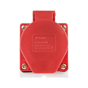 Розетка наружн. уст. 32А 380В 3P+РЕ IP44 (124) ps-124-32-380