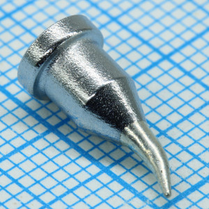 LT 1X soldering tip 0.4mm, Жало для паяльника WP80/WSP80/FE75, наклонный 30° круг D=0,4мм, L=13мм