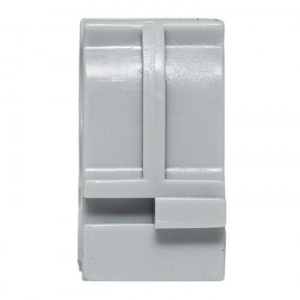 Держатель для труб (клипса) d16мм для монтажного пистолета сер. (уп.100шт) Plast derjp-z-16