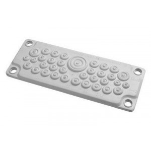 Ввод кабельный пластик V0 UL94. (35 отв.) IP65 R5HTC35