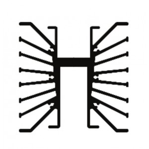 125556, Радиаторы Extrusion Cut to Length, 12 Inch, 4.921" Wide, Power Module Extrusion 13698 xx5658, 0.8 Thermal Resistance Degree Celsius with 3 Inch Length