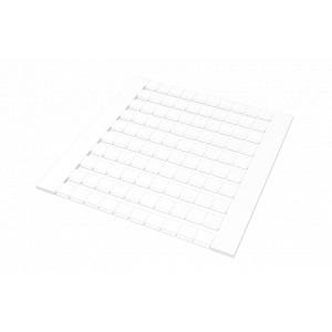 Маркировка (в кассетах) TMB6.2-100/1...10, Кассета с маркировочными шильдиками, для клемм сечением 4 мм.кв., боковая / верхняя, 100 шильдиков, нанесенные символы: 1...10, с горизонтальным расположением, размер шильдика: 6,2 x 6,5 мм, цвет: белый