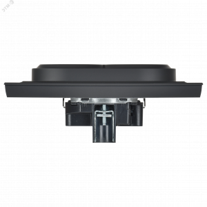 Розетка 2-м СП BRITE РС12-3-БрГ 16А в сборе с заземл. без защ. шторок графит BR-R21-16-K53-F