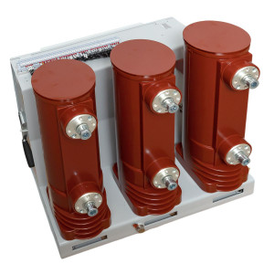 Ваккуумный выключатель BB/EKF-10-1250-25-210-3 стационарного исполнения, с магнитом блокировки включения, с правой и левой блокировкой, с 2 токовыми катушками отключения, опер. Ток 220 В AC/DC