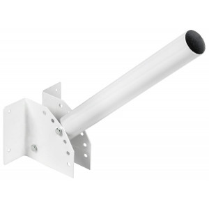 Кронштейн КР-4 D=48 L=500 настен. рег. угол белый LDKU0D-CR-48-0500-33-K01
