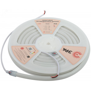 Лента светодиодная LS2835-9.6-120-24-R-IP68-5м 24В термостойкая для бани красн. (в комплекте: 2 заглушки; 10 крепежей)(уп.5м) Эра Б0062345