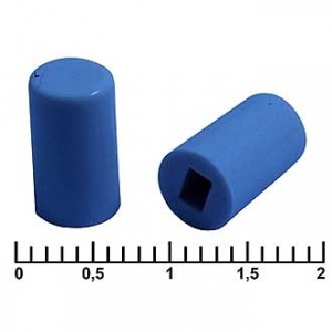A04 BLUE, Колпачок для кнопок A04, синий