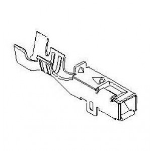 50420-8000, Проводные клеммы и зажимы .157" CRMP TERM FE Reel of 5000