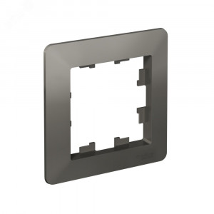 ATLASDESIGN AIR 1-постовая РАМКА, СТАЛЬ/дымчатый черный ATN220901