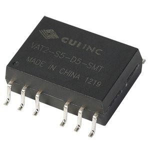 VAT2-S5-D12-SMT-TR, Преобразователи постоянного тока в постоянный с изоляцией 2W 4.5-5.5Vin Iso +/-12Vdc +/-83mA SMT