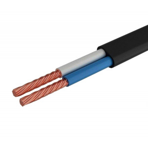 Провод ШВВП 2х0,5 мм 300 м черный ГОСТ 7399-97 01-8083-6