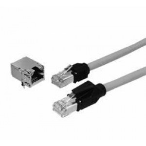 TM21P-88P(06), Модульные соединители / соединители Ethernet 8P M MODULAR PLUG IDC EMI PROTECT T/H